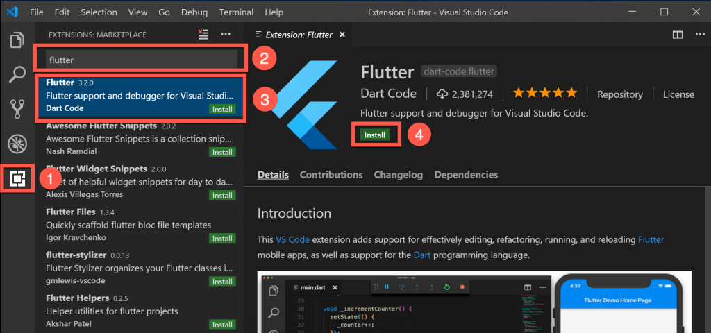 Flutter Tutorial – Install Flutter pada Windows, Mac OS dan Linux