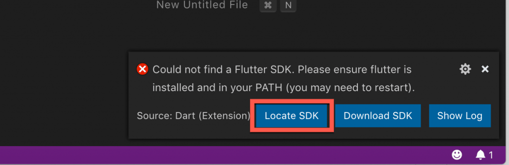 Pilih Folder SDK